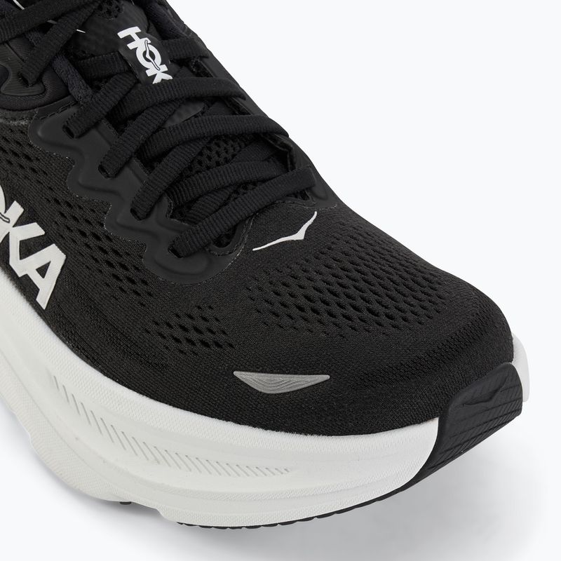 Scarpe da corsa da uomo HOKA Bondi 9 Wide nero/bianco 7