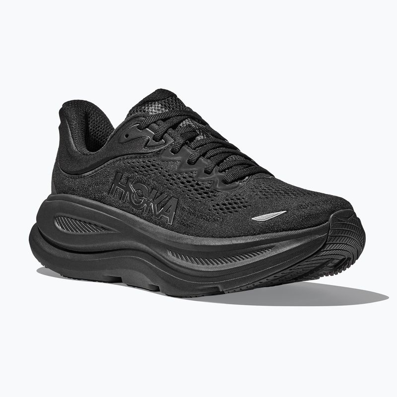 Scarpe da corsa da donna HOKA Bondi 9 Wide nero/nero
