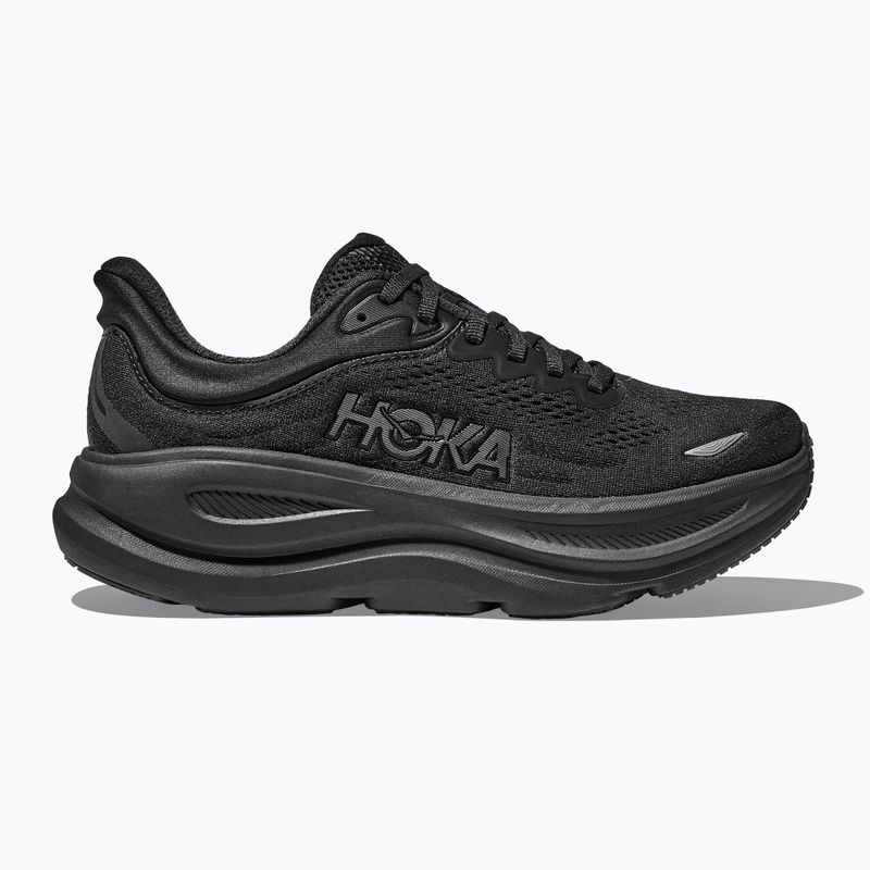 Scarpe da corsa da donna HOKA Bondi 9 Wide nero/nero 2