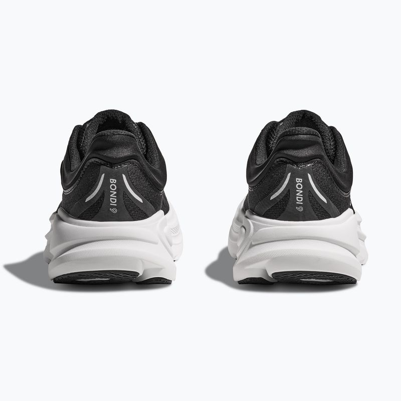Scarpe da corsa da donna HOKA Bondi 9 Wide nero/bianco 6