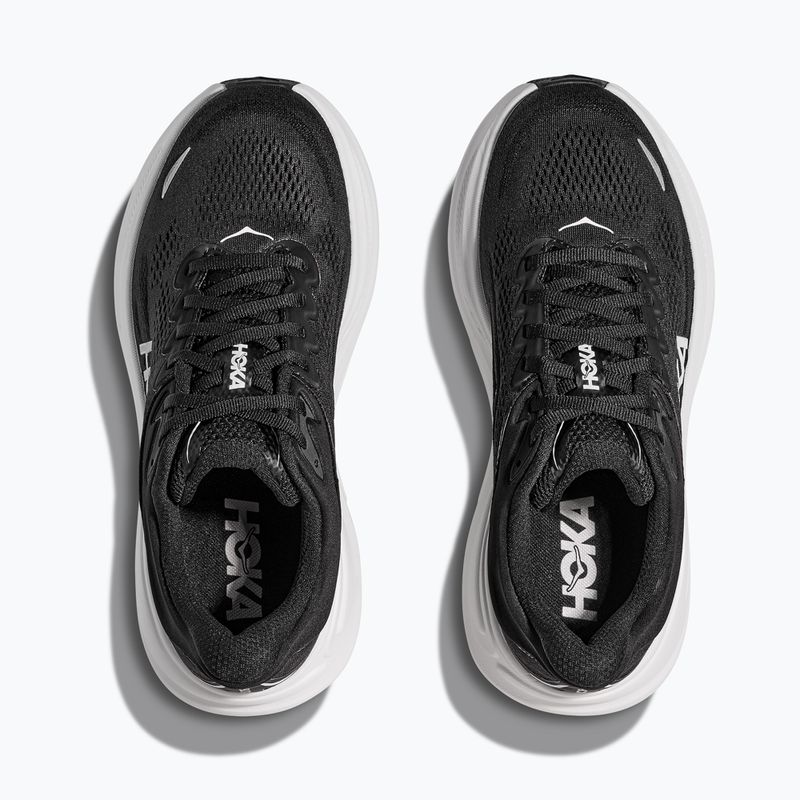 Scarpe da corsa da donna HOKA Bondi 9 Wide nero/bianco 8
