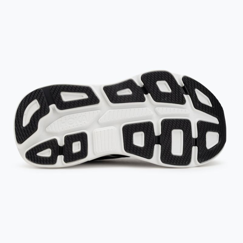 Scarpe da corsa da donna HOKA Bondi 9 Wide nero/bianco 4