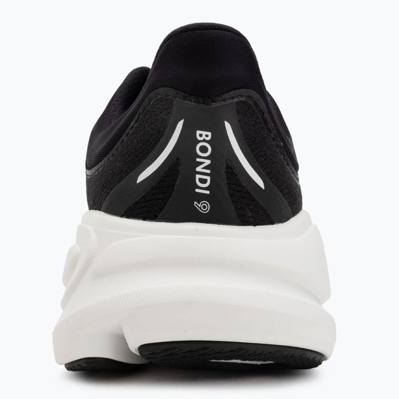 Scarpe da corsa da donna HOKA Bondi 9 Wide nero/bianco 6