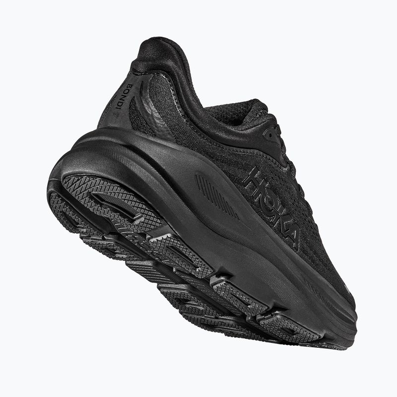 Scarpe da corsa da uomo HOKA Bondi 9 X-Wide nero/nero 4