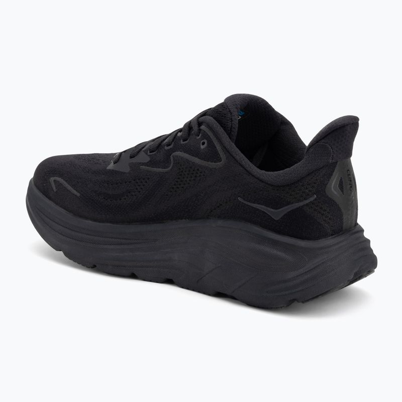 Scarpe da corsa da uomo HOKA Clifton 10 nero/nero 3