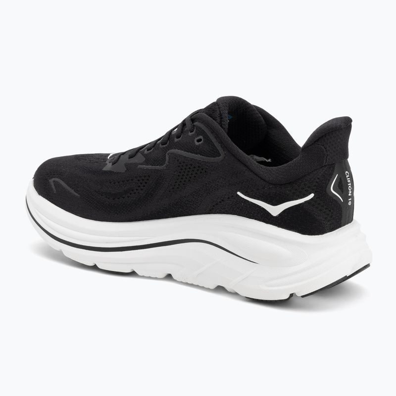 Scarpe da corsa da uomo HOKA Clifton 10 nero/bianco 3
