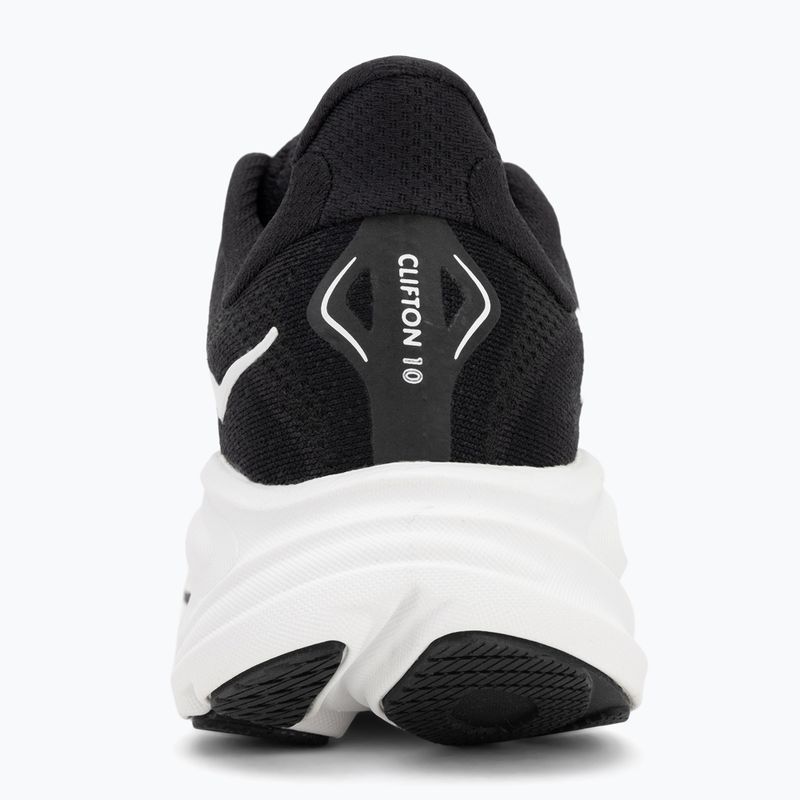 Scarpe da corsa da uomo HOKA Clifton 10 nero/bianco 6