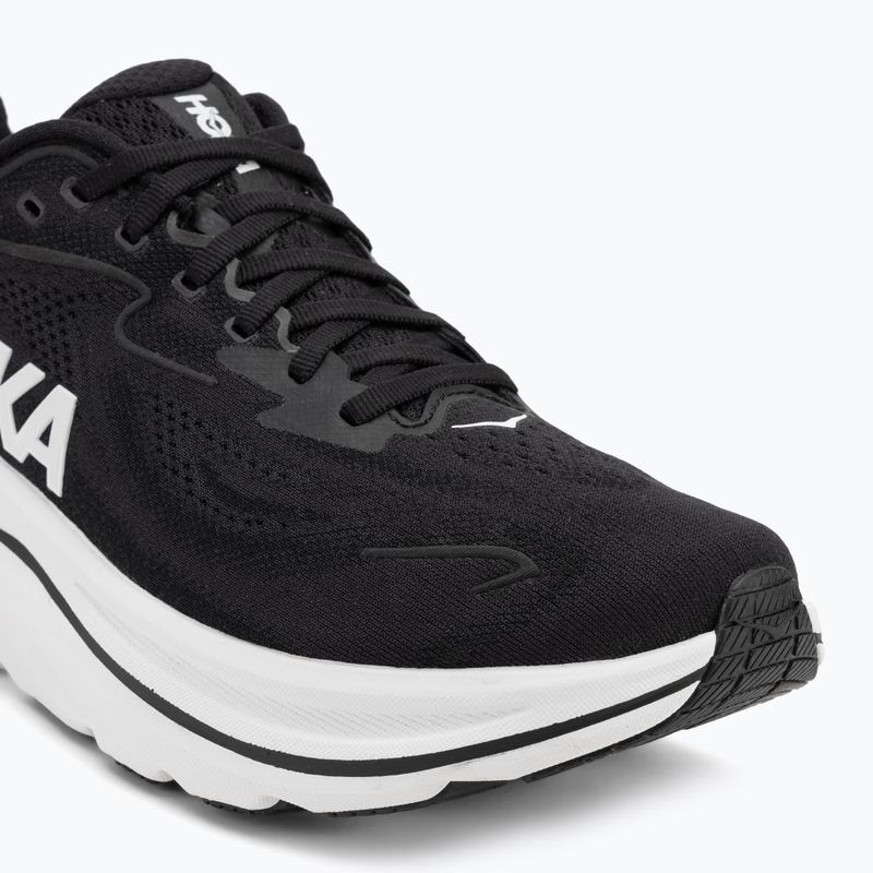 Scarpe da corsa da uomo HOKA Clifton 10 nero/bianco 7