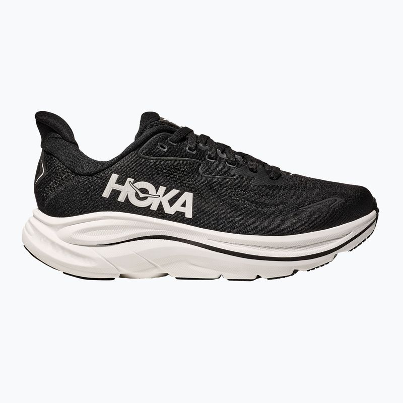 Scarpe da corsa da uomo HOKA Clifton 10 nero/bianco 2