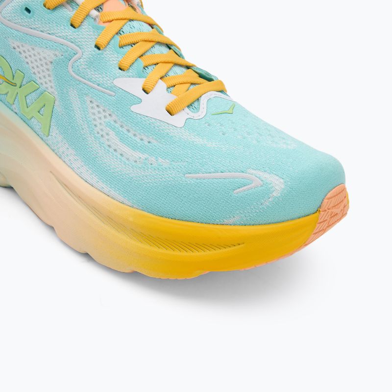 Scarpe da corsa da uomo HOKA Clifton 10 blu scintilla/bianco 7