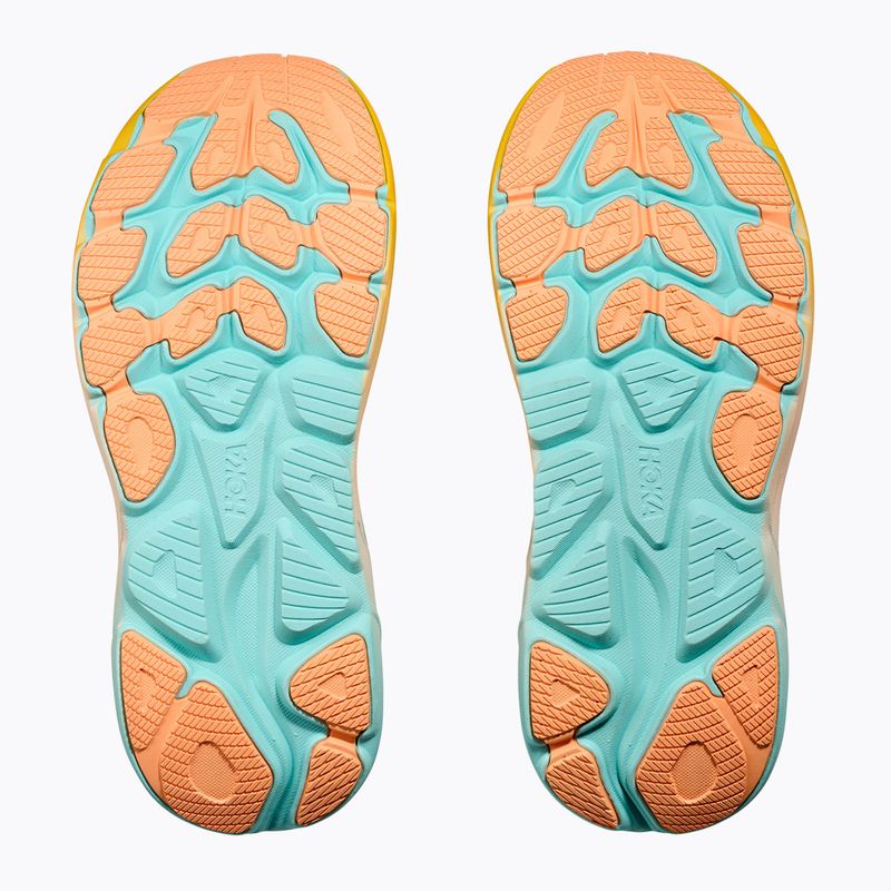 Scarpe da corsa da uomo HOKA Clifton 10 blu scintilla/bianco 14