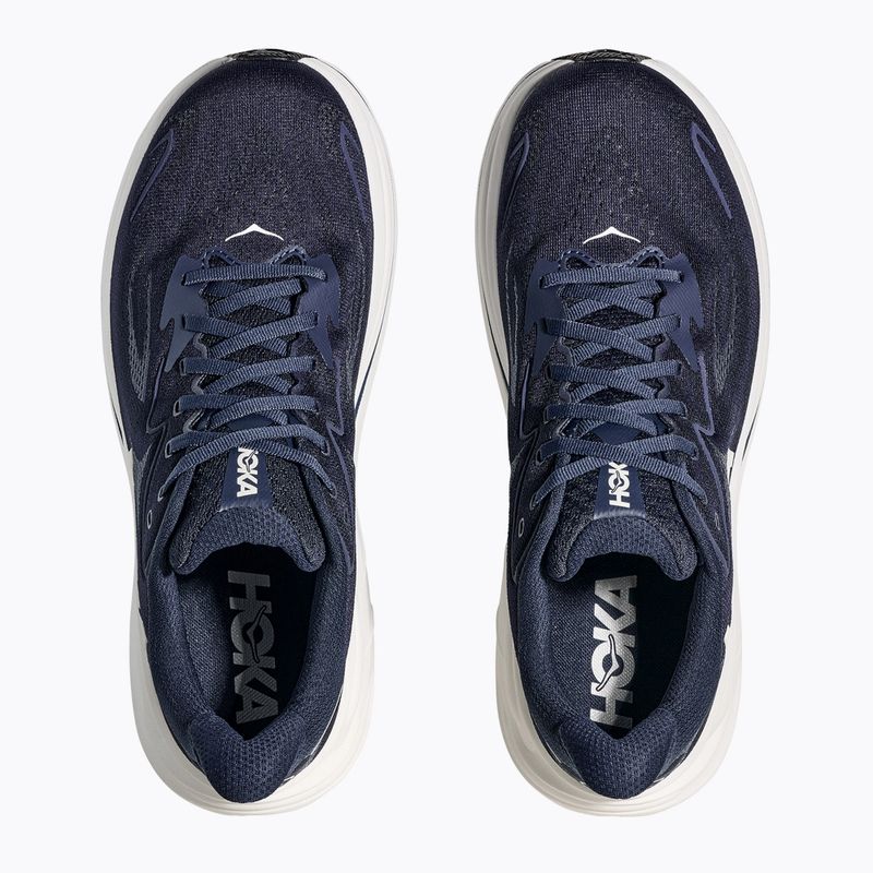 Scarpe da corsa da uomo HOKA Clifton 10 bianco/marino 8