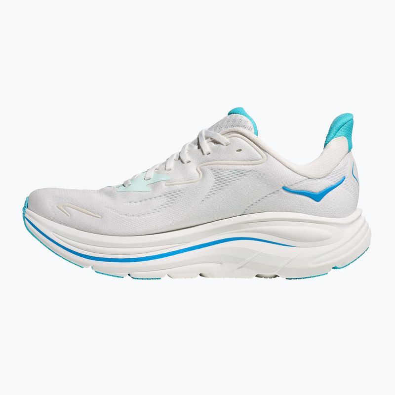 Scarpe da corsa da uomo HOKA Clifton 10 bianco/blu scuro 10