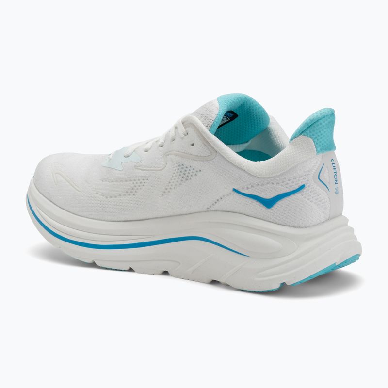 Scarpe da corsa da uomo HOKA Clifton 10 bianco/blu scuro 3