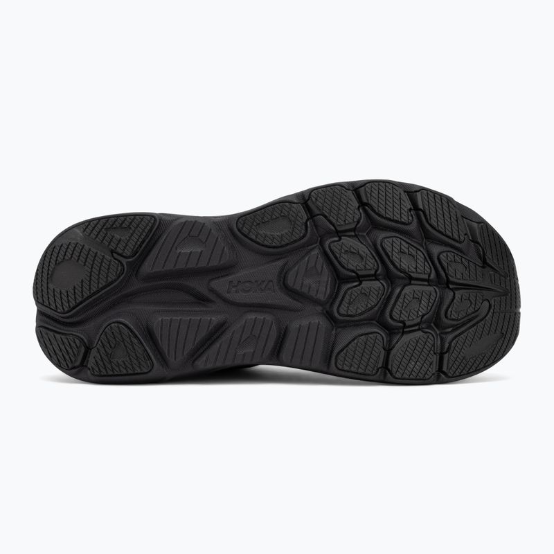 Scarpe da corsa da donna HOKA Clifton 10 nero/nero 4
