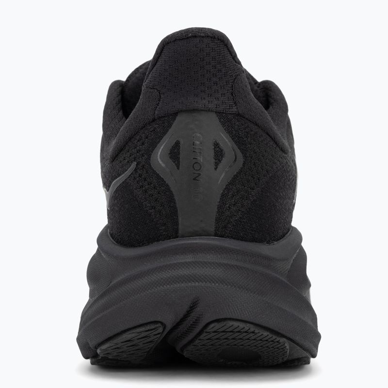 Scarpe da corsa da donna HOKA Clifton 10 nero/nero 6