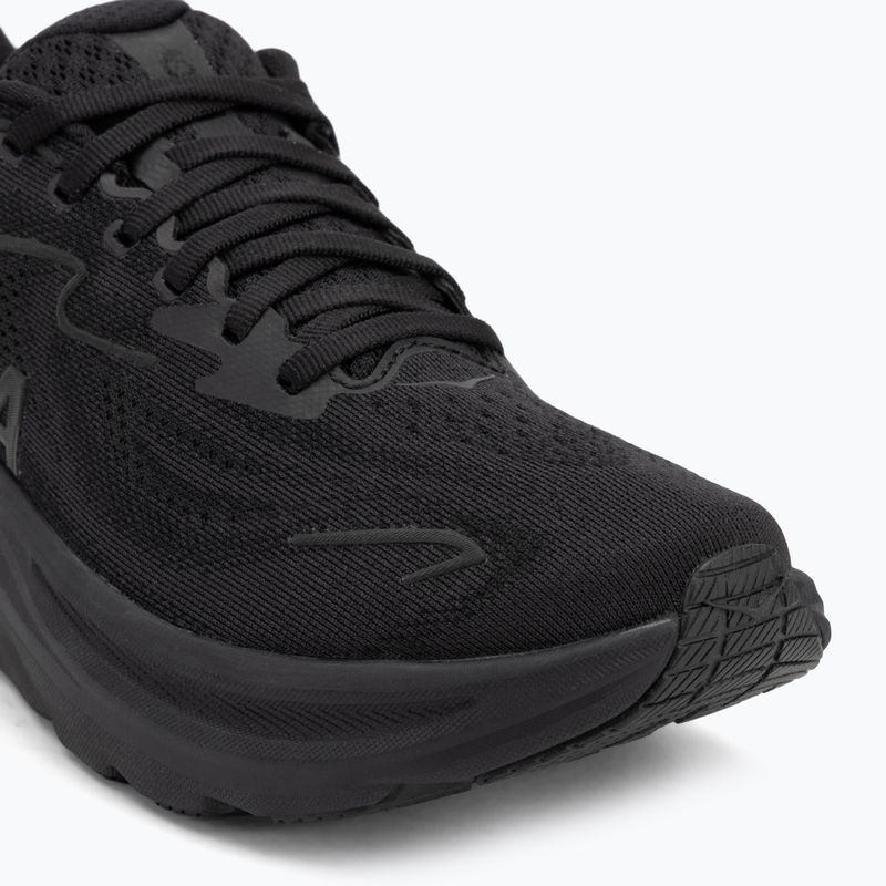 Scarpe da corsa da donna HOKA Clifton 10 nero/nero 7