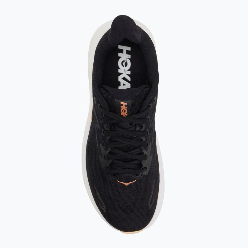 Scarpe da corsa da donna HOKA Clifton 10 nero/oro rosa 5