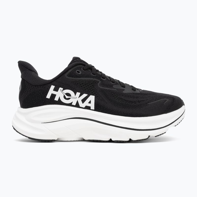 Scarpe da corsa da donna HOKA Clifton 10 nero/bianco 2