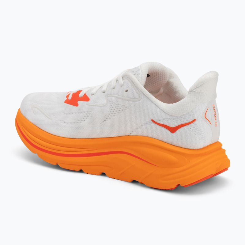 Scarpe da corsa da donna HOKA Clifton 10 frost/orange zest 3