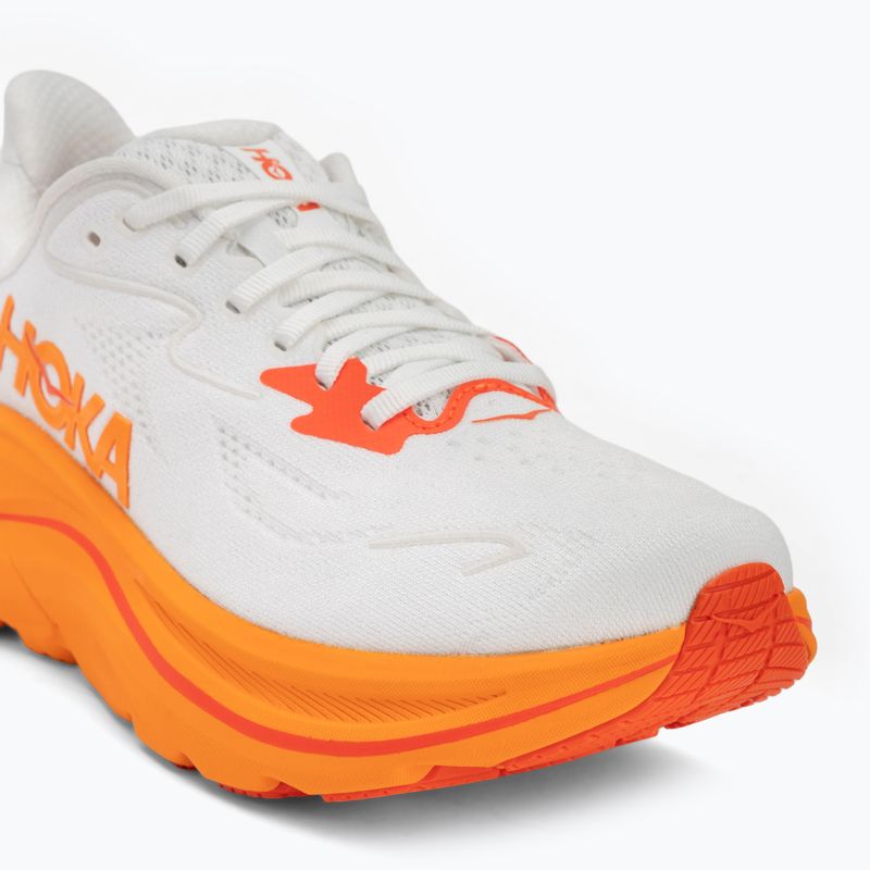 Scarpe da corsa da donna HOKA Clifton 10 frost/orange zest 7