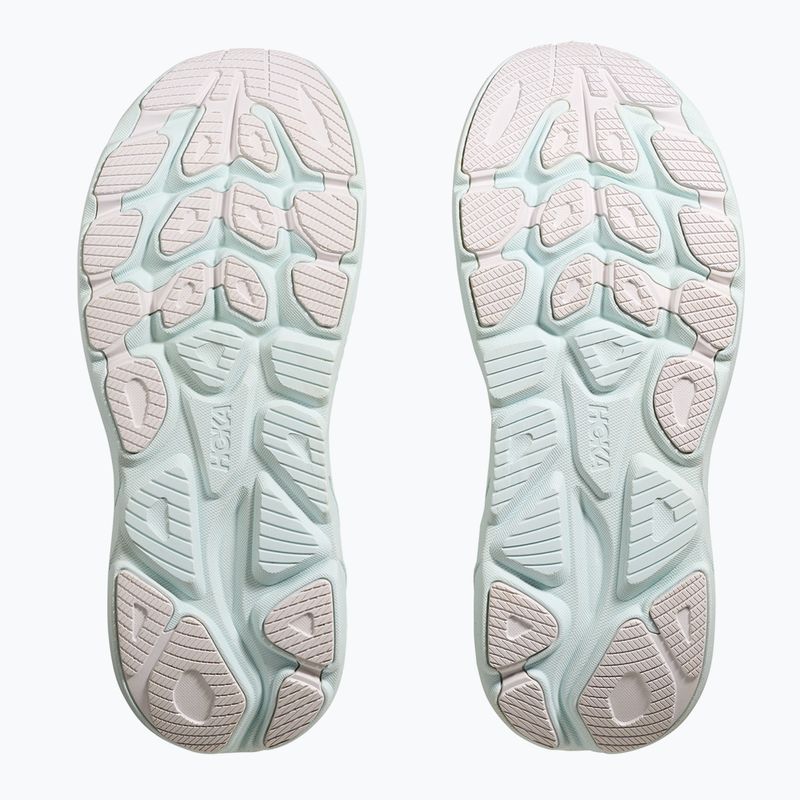 Scarpe da corsa da donna HOKA Clifton 10 bianco/cielo blu 7