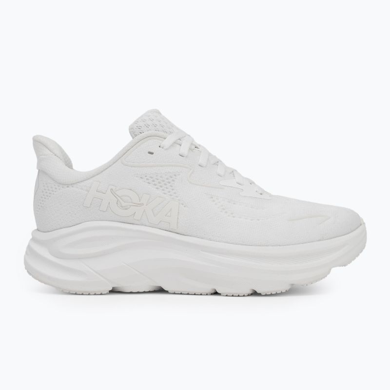 Scarpe da corsa da donna HOKA Clifton 10 bianco/bianco 2