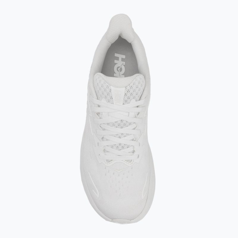 Scarpe da corsa da donna HOKA Clifton 10 bianco/bianco 5
