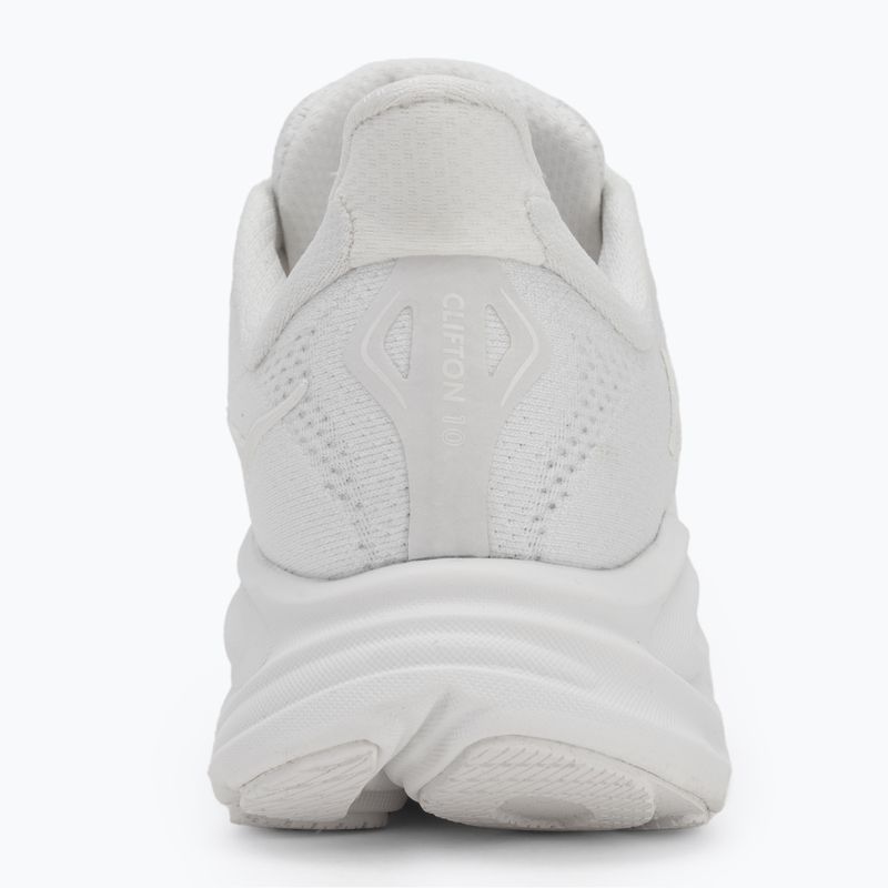 Scarpe da corsa da donna HOKA Clifton 10 bianco/bianco 6