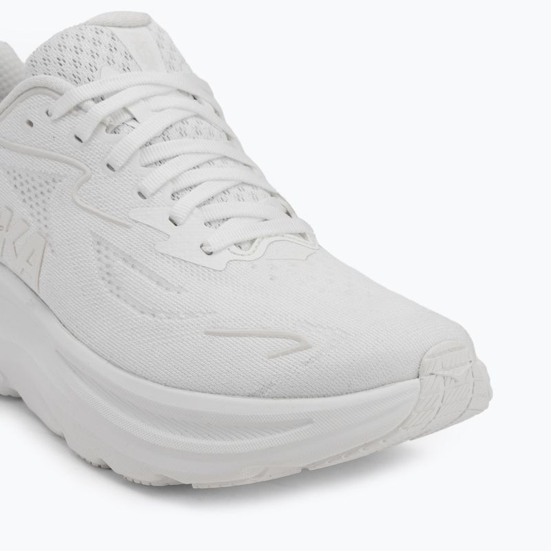 Scarpe da corsa da donna HOKA Clifton 10 bianco/bianco 7