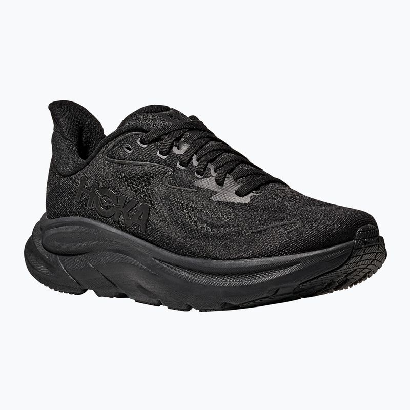 Scarpe da corsa da uomo HOKA Clifton 10 Wide nero/nero