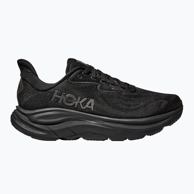 Scarpe da corsa da uomo HOKA Clifton 10 Wide nero/nero 2