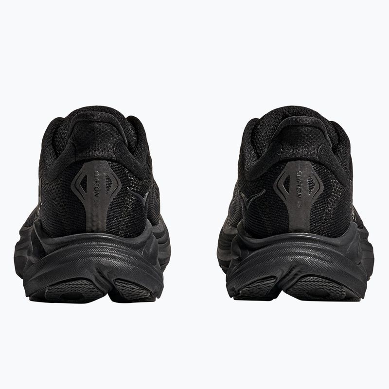 Scarpe da corsa da uomo HOKA Clifton 10 Wide nero/nero 5