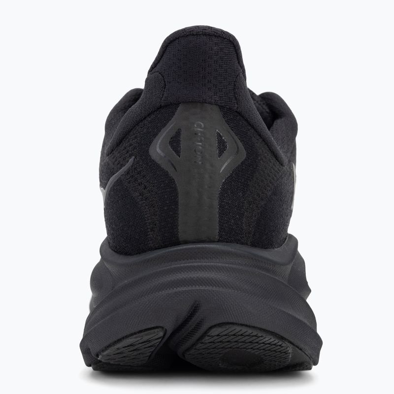 Scarpe da corsa da uomo HOKA Clifton 10 Wide nero/nero 6