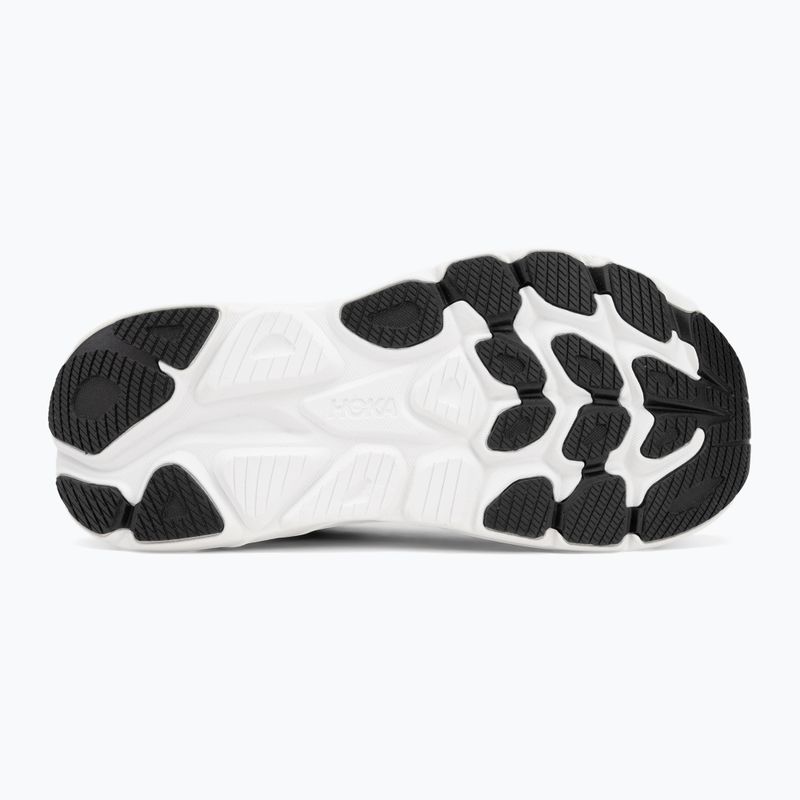 Scarpe da corsa da uomo HOKA Clifton 10 Wide nero/bianco 4