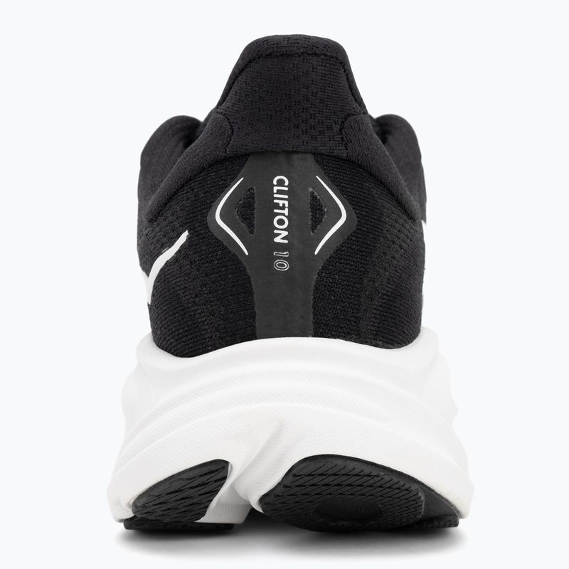 Scarpe da corsa da uomo HOKA Clifton 10 Wide nero/bianco 6