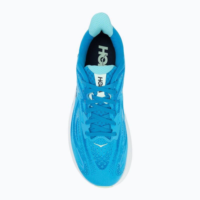 Scarpe da corsa da uomo HOKA Clifton 10 Wide hoka blu/blu scuro 5