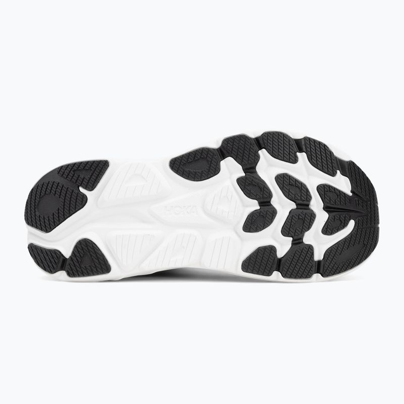 Scarpe da corsa da donna HOKA Clifton 10 Wide nero/bianco 4