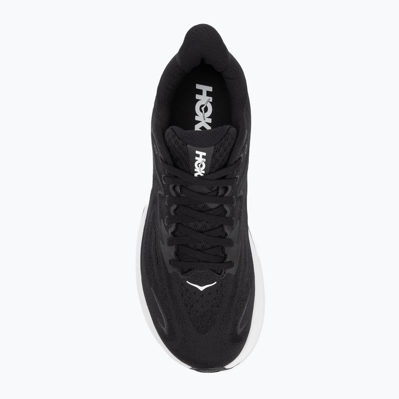 Scarpe da corsa da donna HOKA Clifton 10 Wide nero/bianco 5