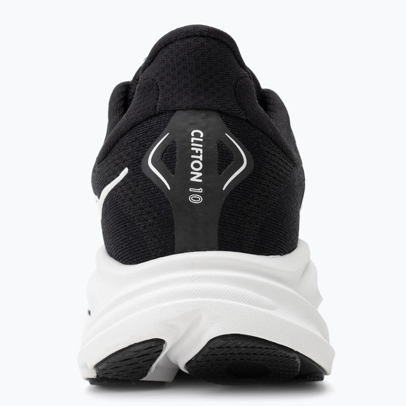 Scarpe da corsa da donna HOKA Clifton 10 Wide nero/bianco 6