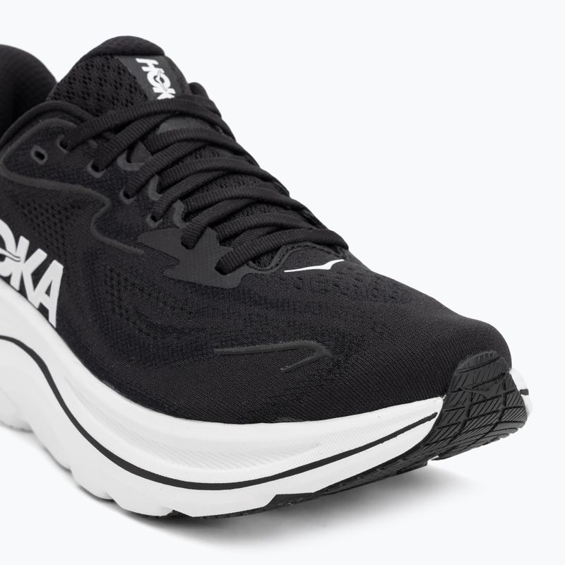 Scarpe da corsa da donna HOKA Clifton 10 Wide nero/bianco 7