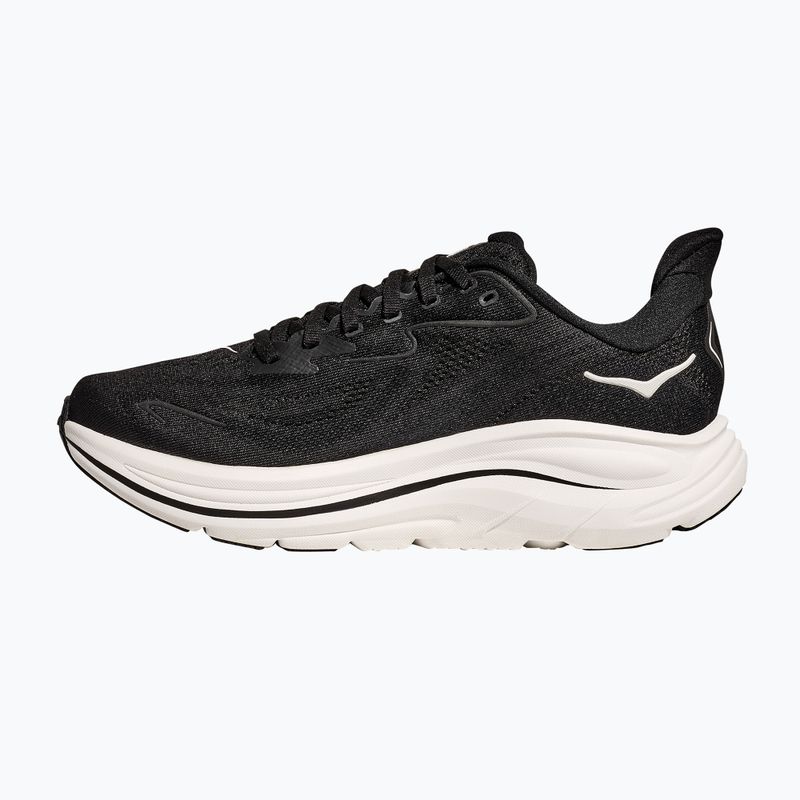 Scarpe da corsa da donna HOKA Clifton 10 Wide nero/bianco 3