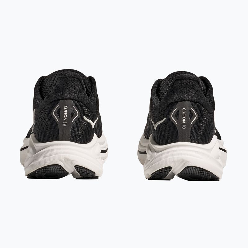 Scarpe da corsa da donna HOKA Clifton 10 Wide nero/bianco 5