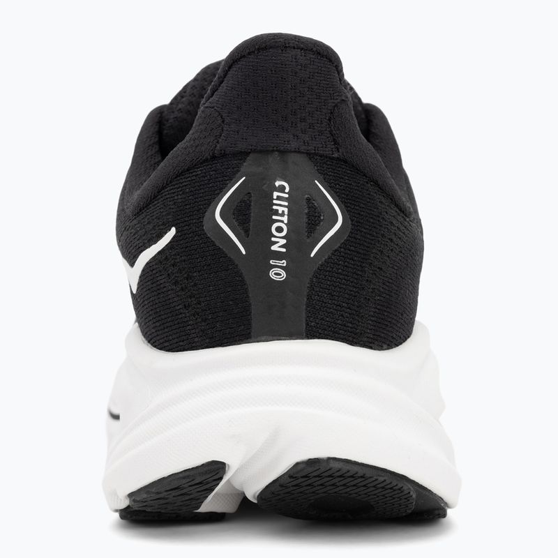 Scarpe da corsa da donna HOKA Clifton 10 Wide nero/bianco 6