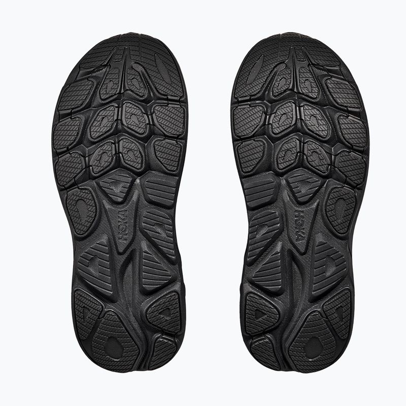 Scarpe da corsa da uomo HOKA Clifton 10 X-Wide nero/nero 6
