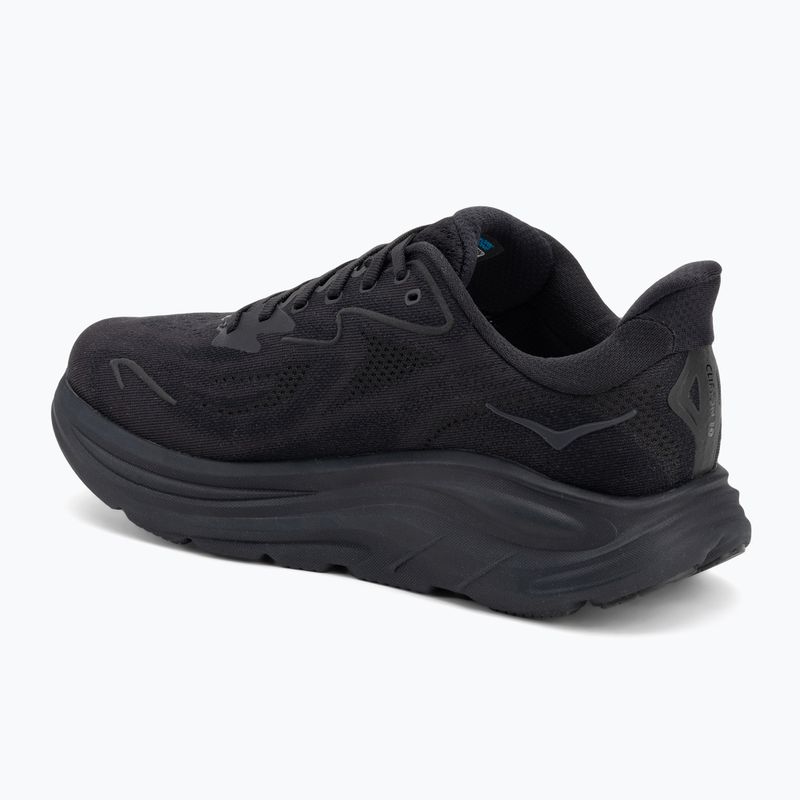 Scarpe da corsa da uomo HOKA Clifton 10 X-Wide nero/nero 3