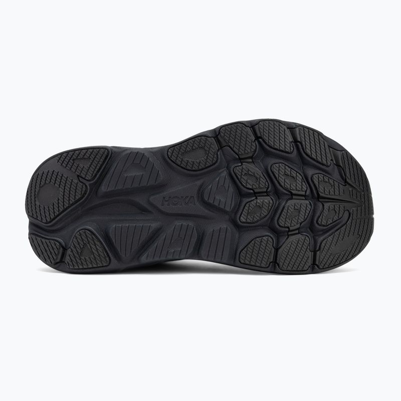 Scarpe da corsa da uomo HOKA Clifton 10 X-Wide nero/nero 4
