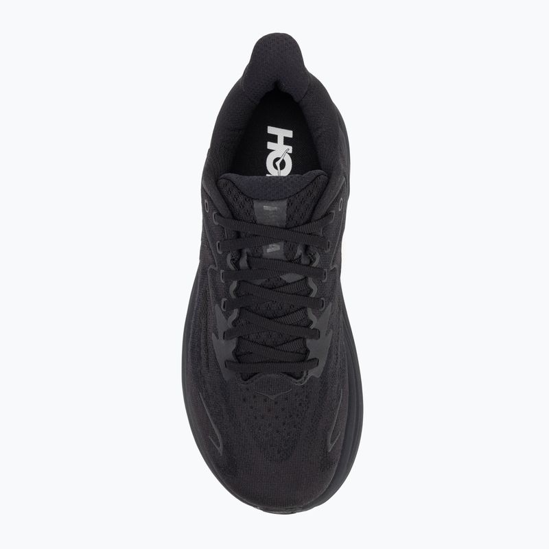 Scarpe da corsa da uomo HOKA Clifton 10 X-Wide nero/nero 5