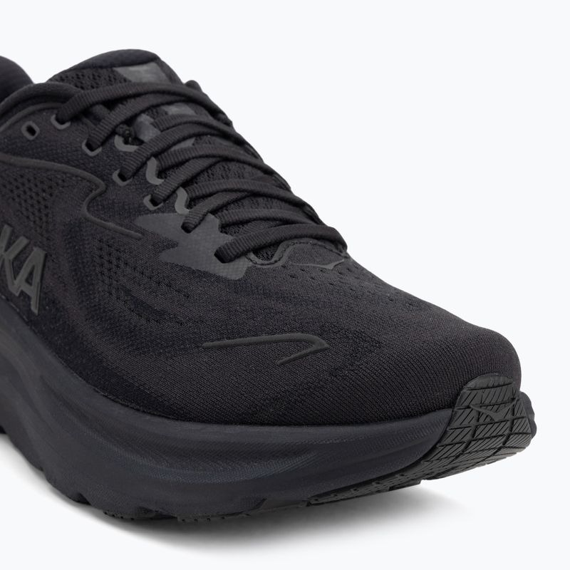 Scarpe da corsa da uomo HOKA Clifton 10 X-Wide nero/nero 7
