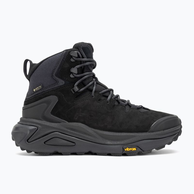 Scarpe da trekking da uomo HOKA Kaha 3 GTX nero/nero 2
